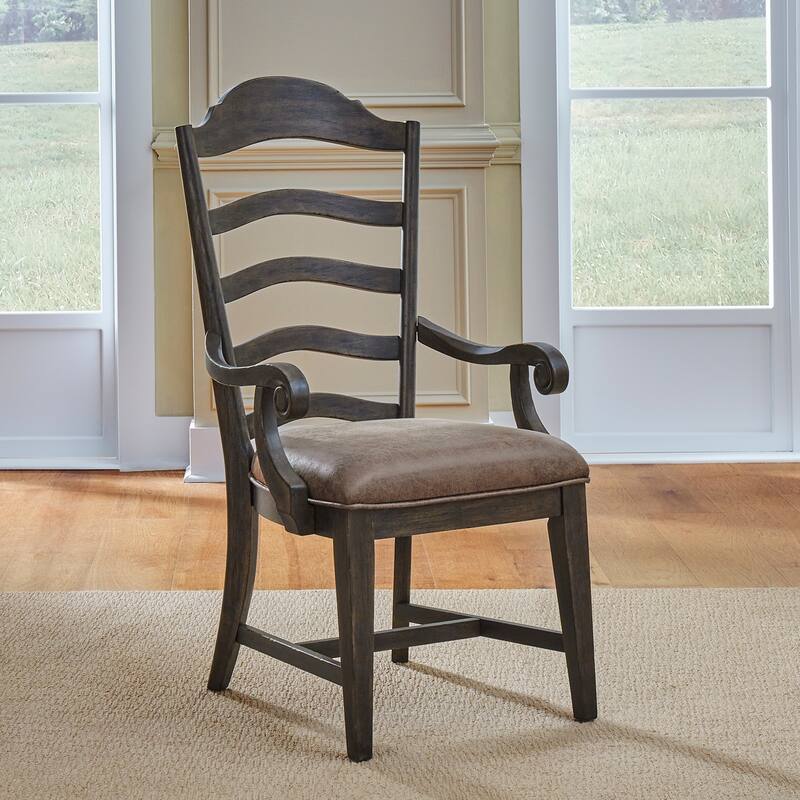 Paradise Valley 7 Piece Trestle Table Set with 6 Chairs Alternate