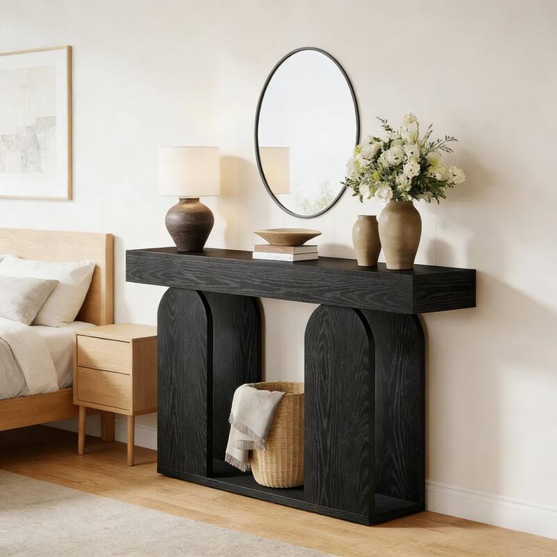 70" Durable Minimalism Console Table for Living Room and Entryway