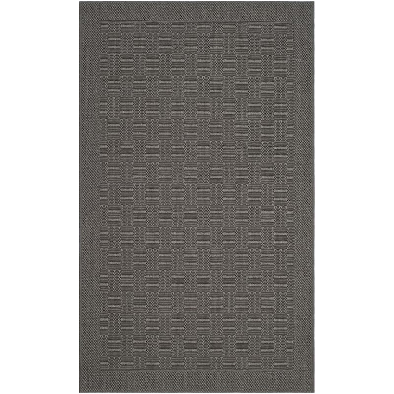 SAFAVIEH, Palm Beach Zettie Modern Sisal Rug - 3' x 5' - Ash