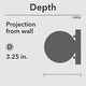 preview thumbnail 12 of 91, Hunter Holly Grove Bathroom Vanity Wall Light, Art or Shelf Light - Contemporary - Damp Rated!
