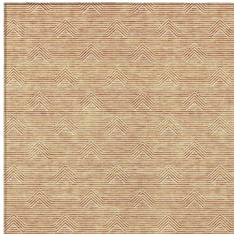 HomeRoots Geometric Transitional Rectangle Outdoor Rug
