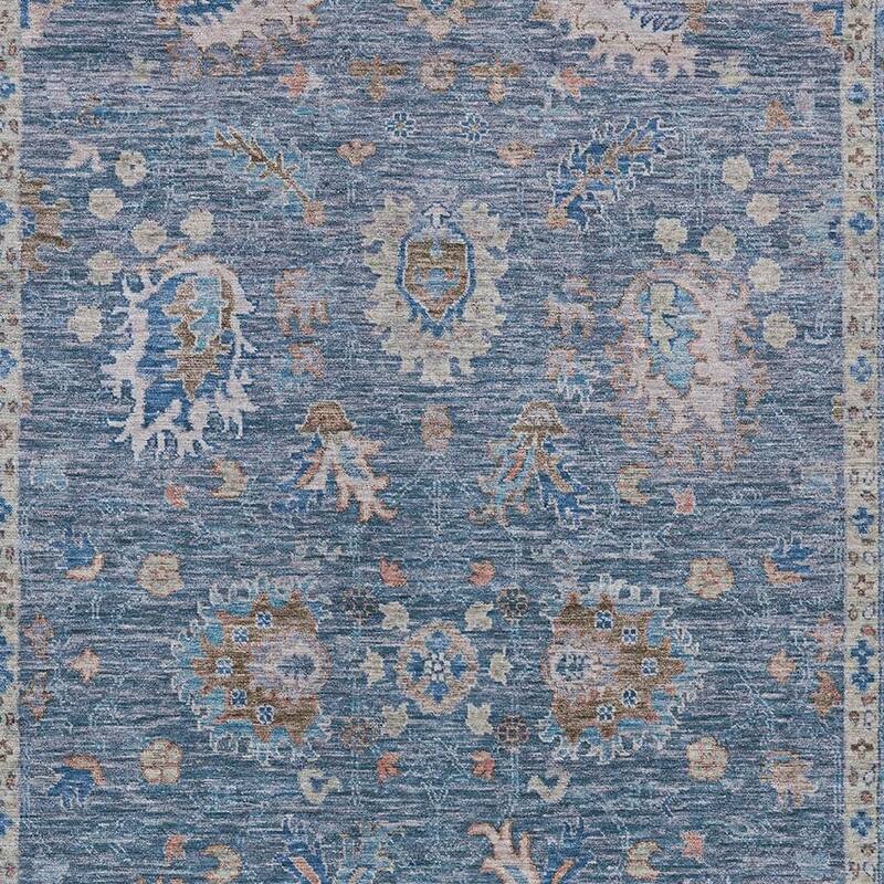 HomeRoots Floral Traditional Rectangle Outdoor Rug