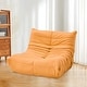 preview thumbnail 20 of 39, EROMMY Bean Bag Chair Togo Sofa - 28D Memory Foam Floor Chair for Adults & Kids, Lightweight Fabric Lounger in 5 Colors Orange