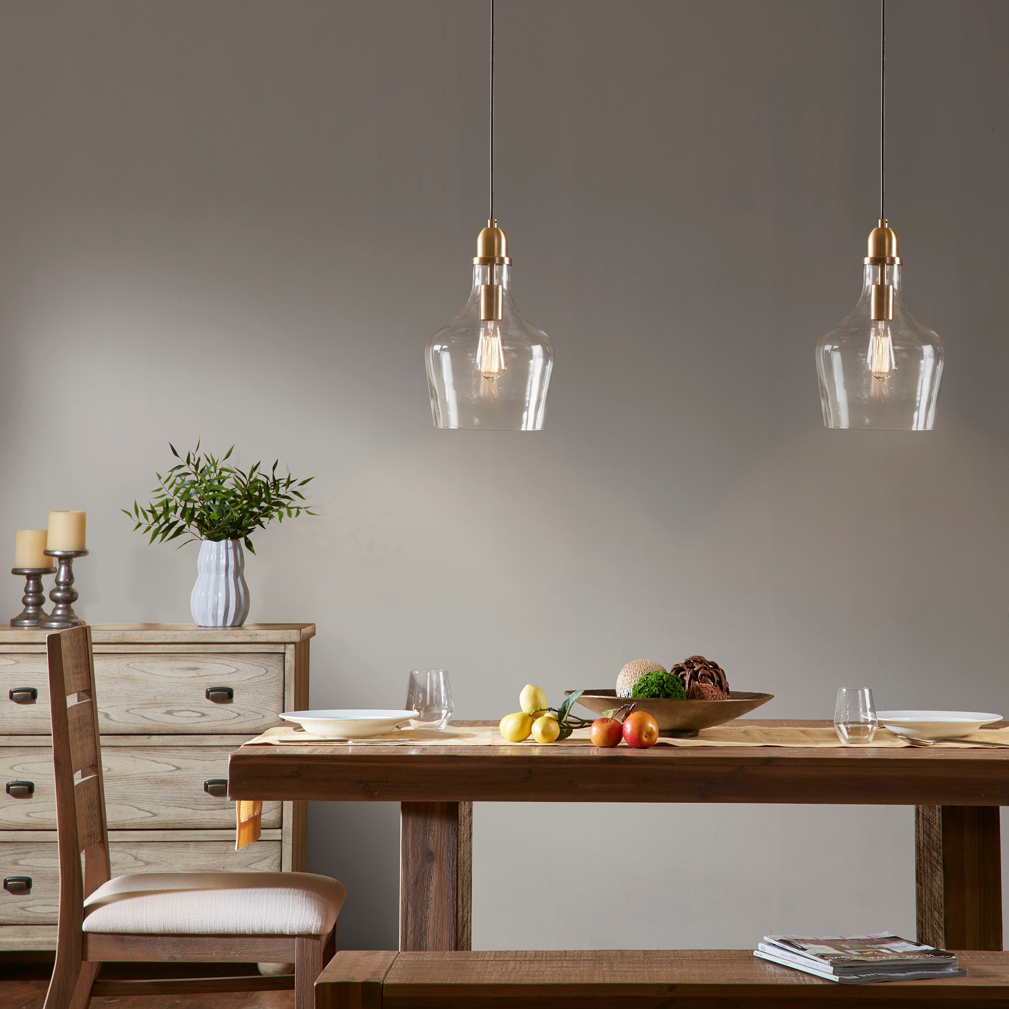 Abalone glass pendant light top