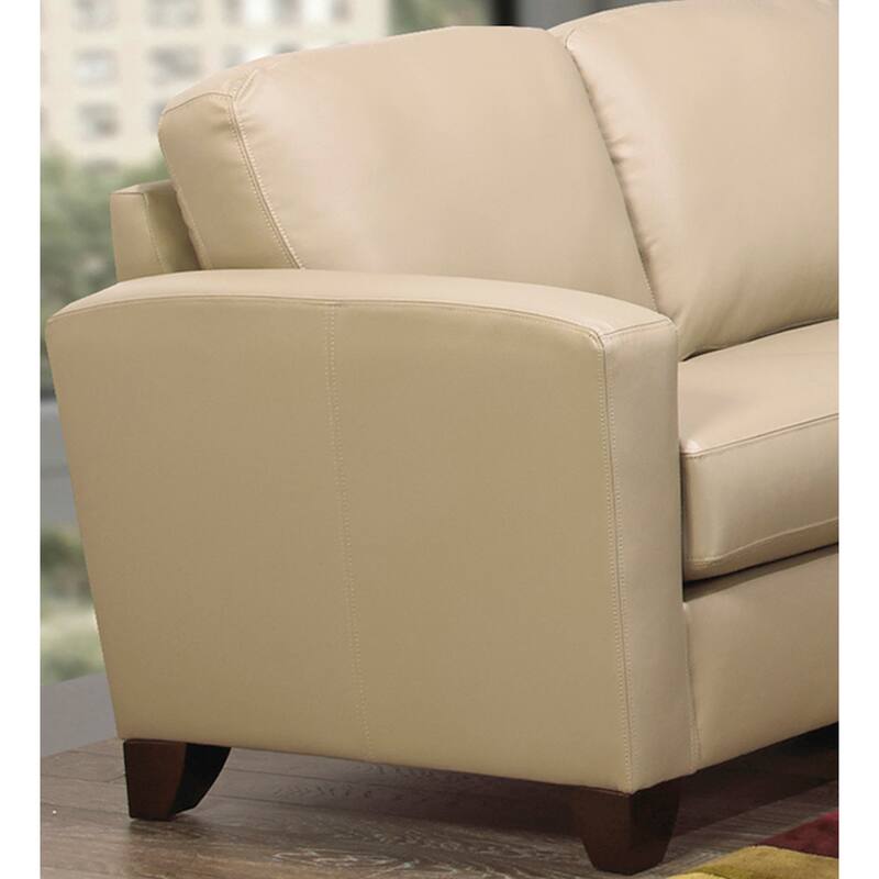 Bryce Italian Top Grain Leather Sofa and Loveseat Set