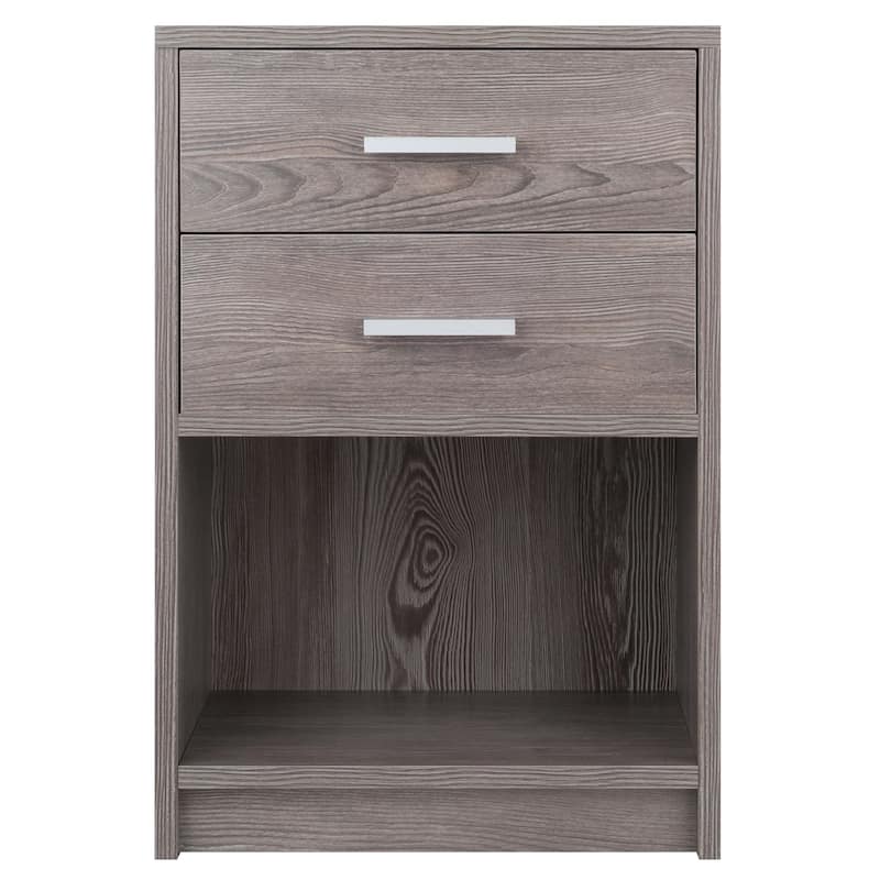 Molina Accent Table, Nightstand - Ash Gray
