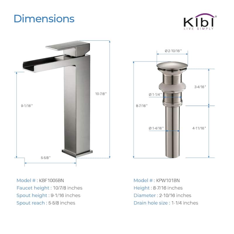 Waterfall Lead-free Solid Brass Single Handle Bathroom Sink Faucet