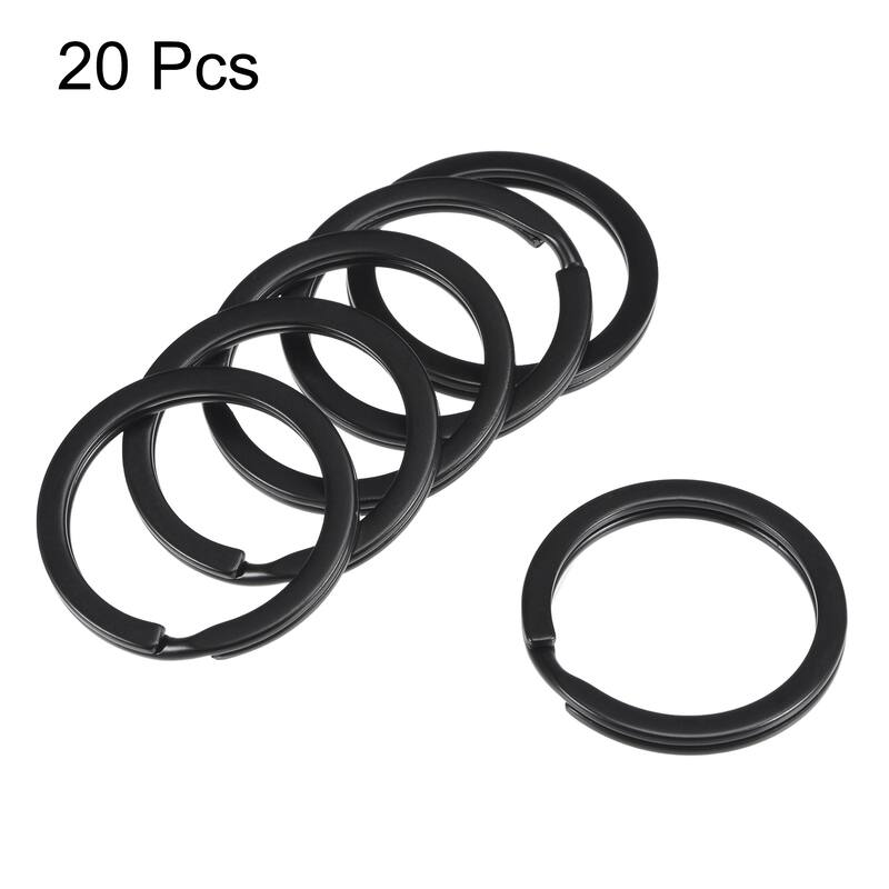 Split Key Ring Open Flat Jump Connectors for Lanyard Zipper Handbag