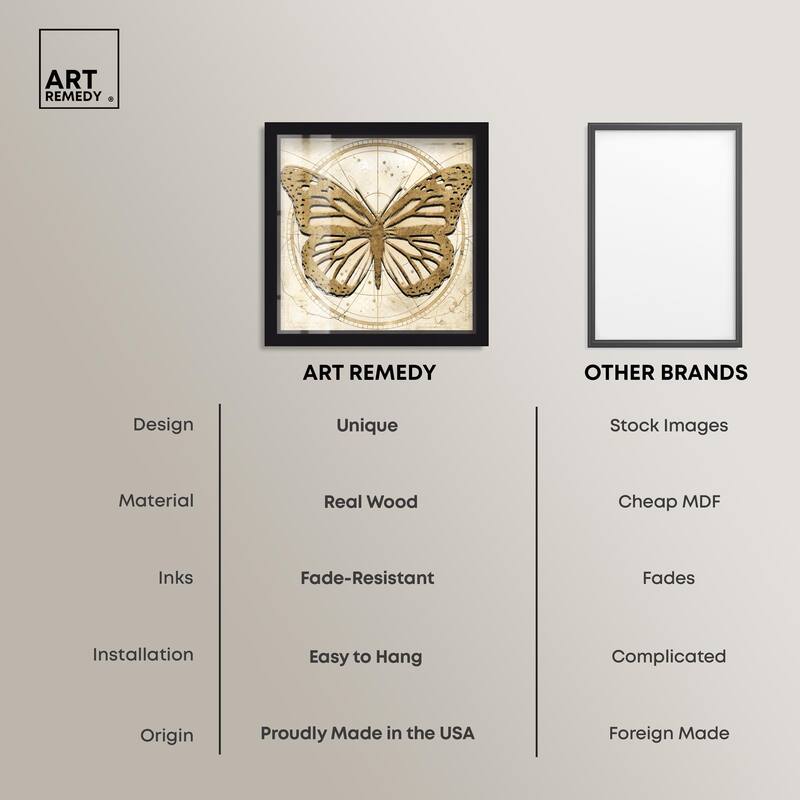 Astro Fluttering Wings Shadowbox by Art Remedy