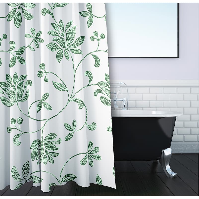Traditional Floral Shower Curtain