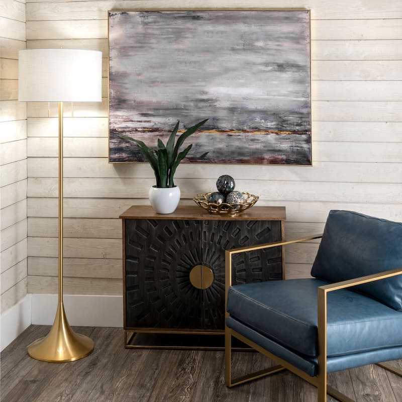 Nuloom Ballwin 64" Metal Floor Lamp - 18"W x 18"D x 64"H - 18"W x 18"D x 64"H - Gold