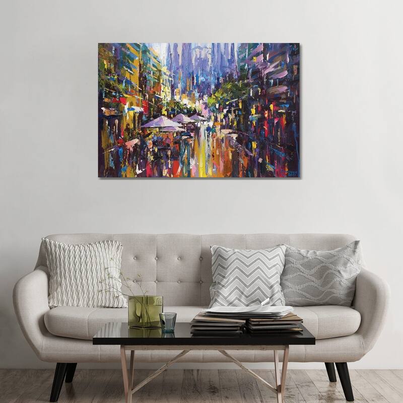 iCanvas "Cityscape Barcelona" by Andrej Ostapchuk Canvas Print - 32x48x1.5