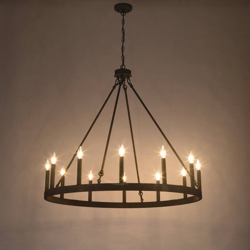 Acroma 12-light Modern Farmhouse Candle-Style Ceiling Lighting for Dining Room