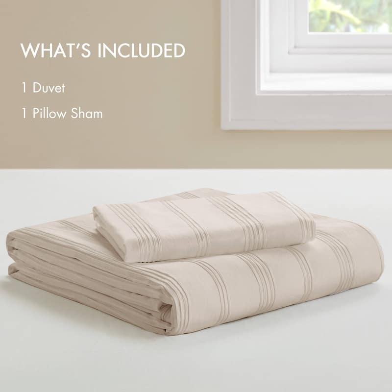 Chelsea Square Logan Woven Striped Duvet Set