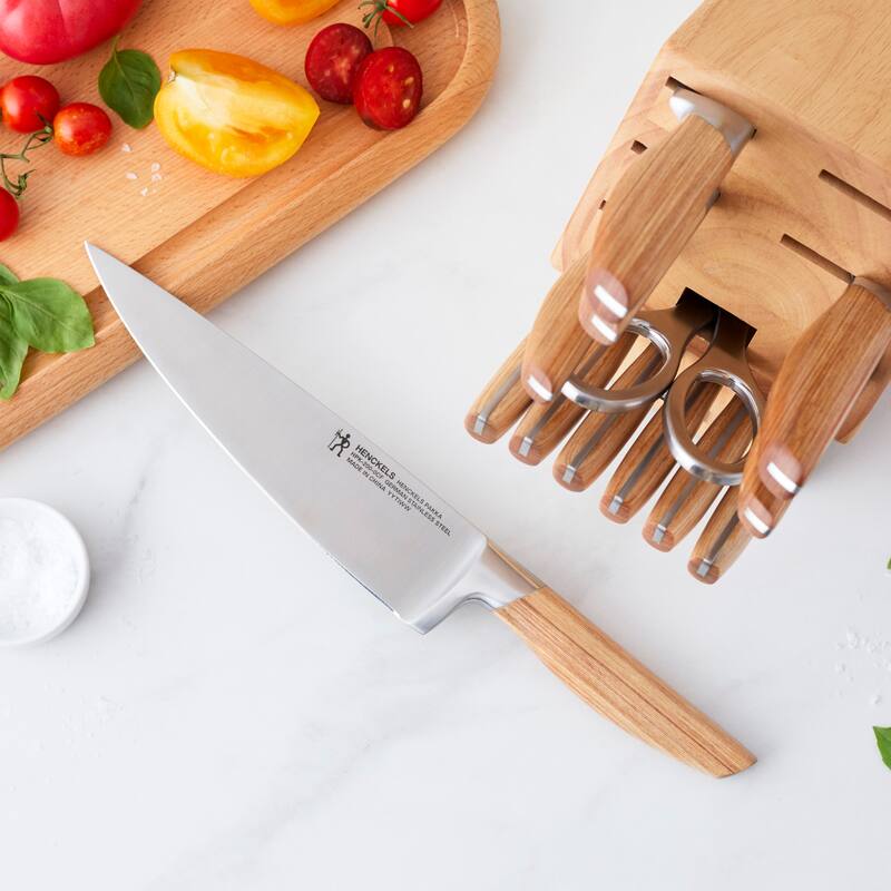 Henckels Pakka 14-pc Knife Block Set - Wood