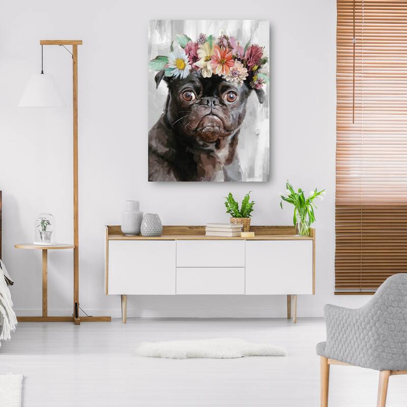Flower Power V By Studio Arts Canvas Art Print