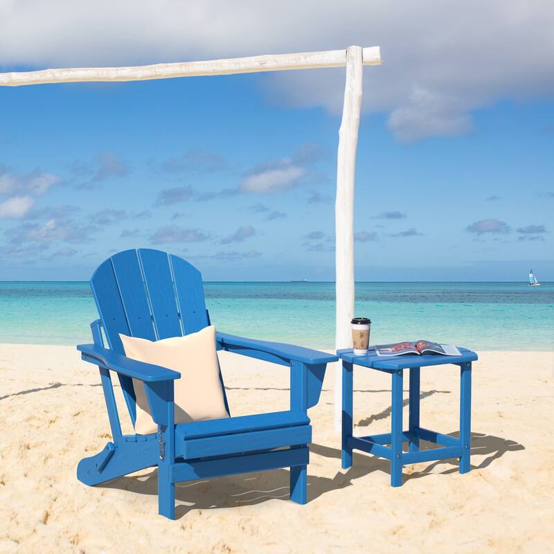 Poly Outdoor Adirondack Chair - Foldable All Weather