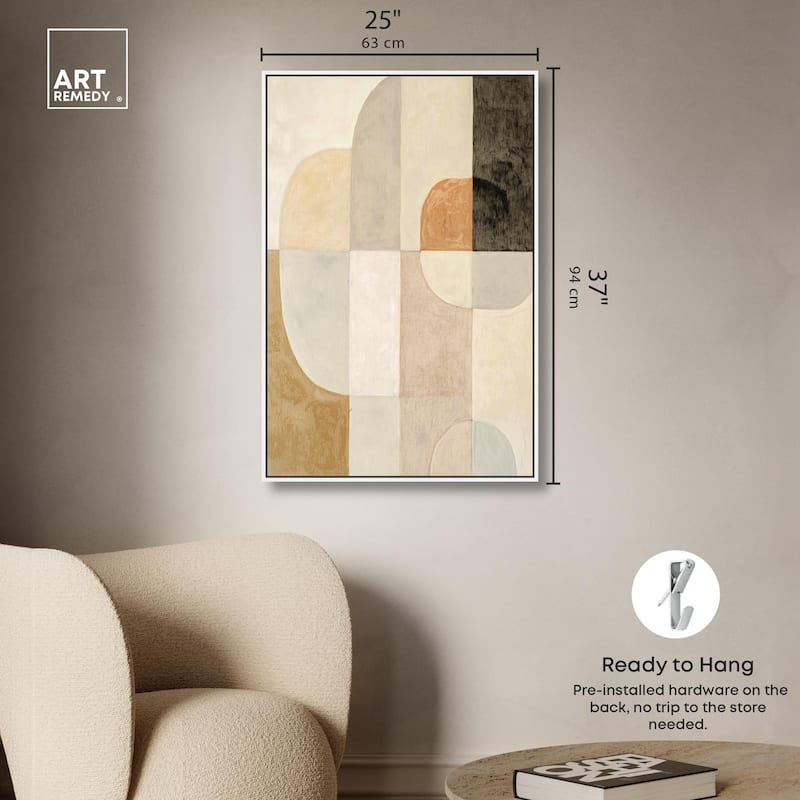 Overlapping Planes I Canvas by Art Remedy
