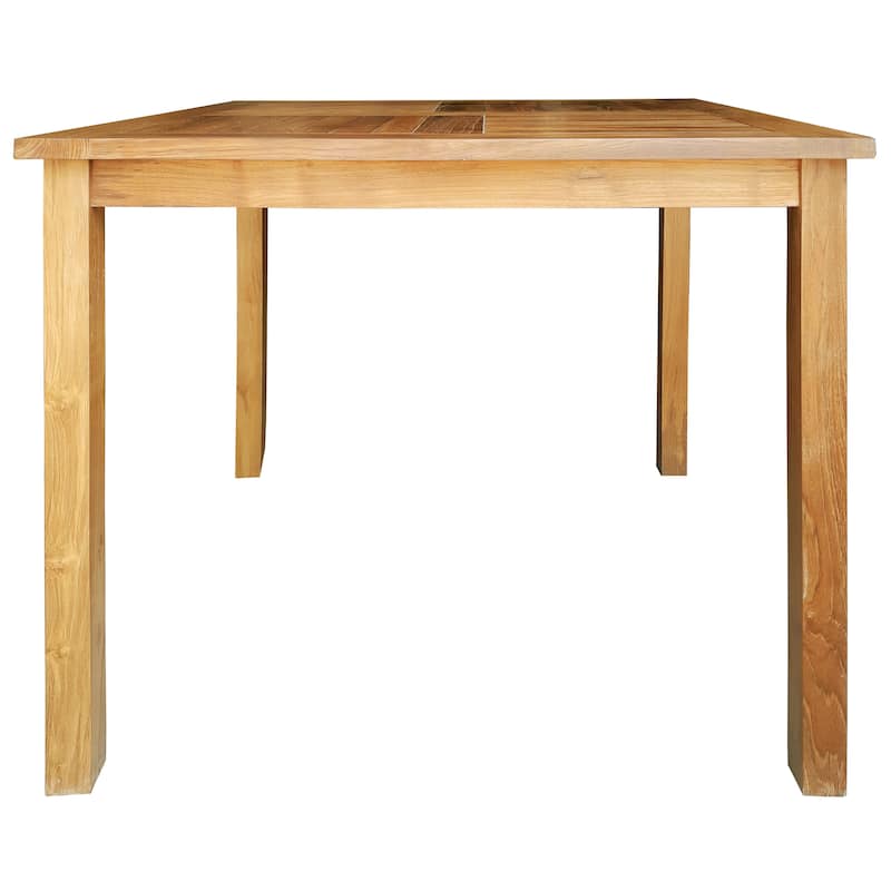 Chic Teak Seville Outdoor Teak Wood Patio Counter Height Bistro Table - 35 inch (table only)