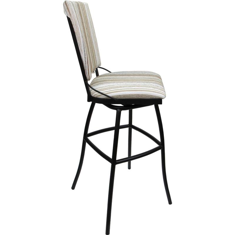 Set of 3 Outdoor Bar Stool Counter Extra Tall Jenna PB without Arms