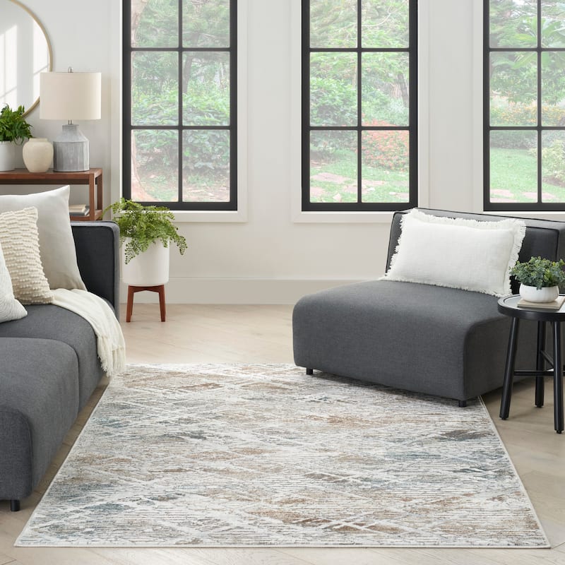 Nourison Glam Indoor Abstract Area Rug