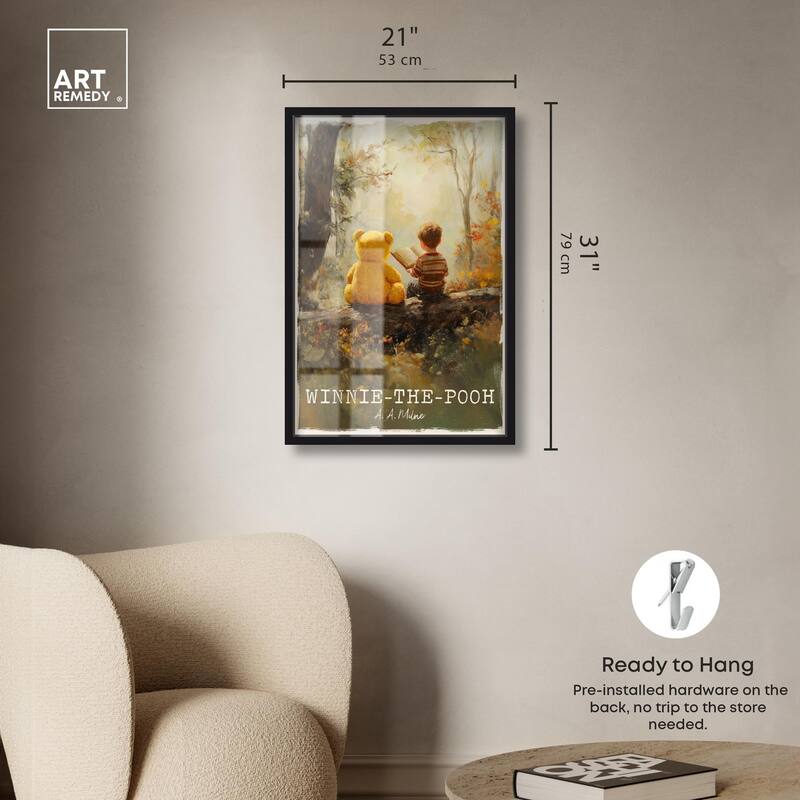 Classic Winnie the Pooh Shadowbox by Art Remedy