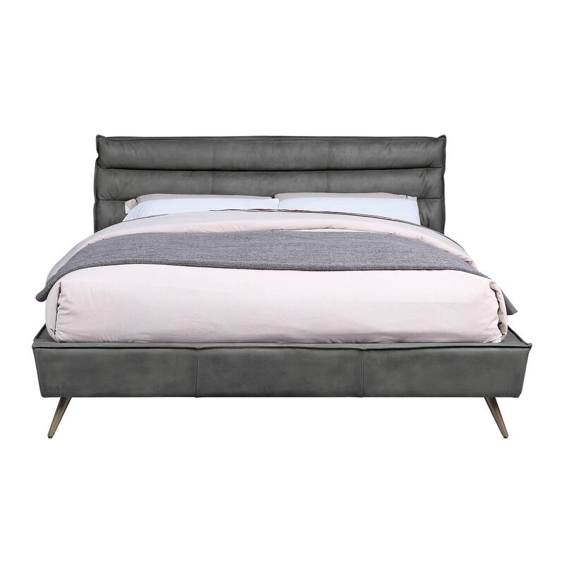 Divina Platform Bed with Tufted Headboard
