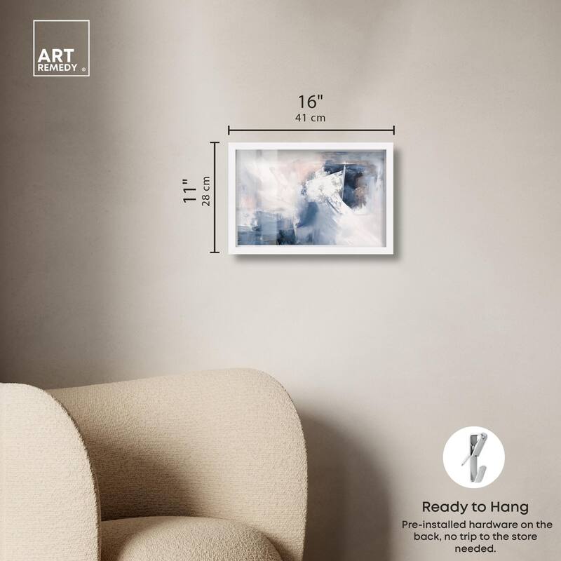 Blue Rapture II Shadowbox by Art Remedy