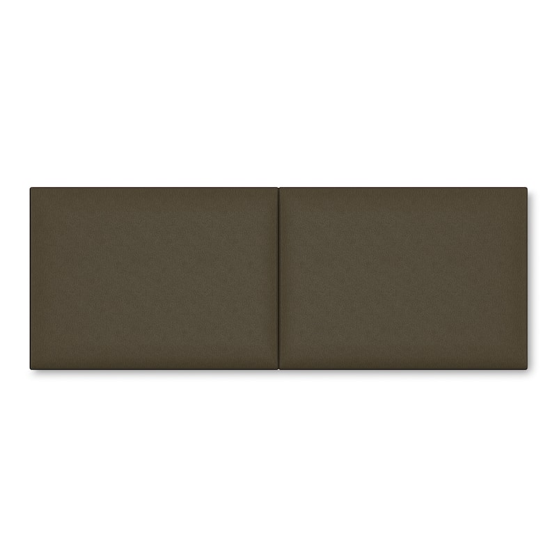 Jaxx Panelist Modern Padded Headboard in Premuim Vegan Leather - Set of 2 Wall Mounted Panels