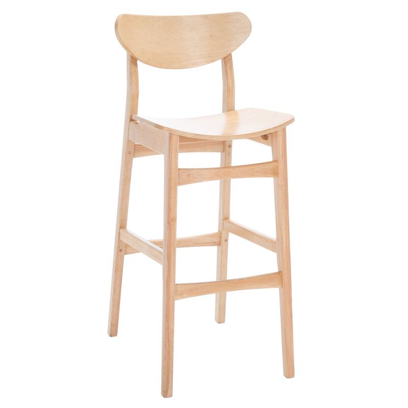 SAFAVIEH Petra Bar Stool - 17" W x 23" D x 42" H - 17Wx23Dx42H