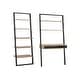 preview thumbnail 20 of 28, Ranell Leaning Ladder Shelves by iNSPIRE Q Modern (1) Leaning Bookcase and (1) Leaning Desk - Black and Oak Finish