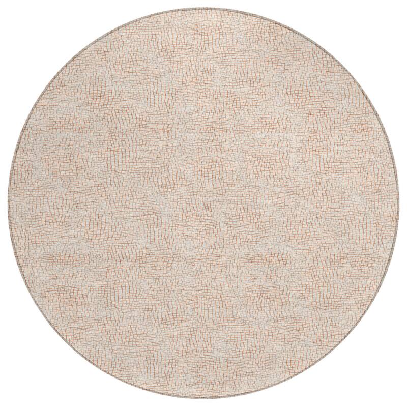 Machine Washable Indoor/ Outdoor Solid Causal Chantille Rug