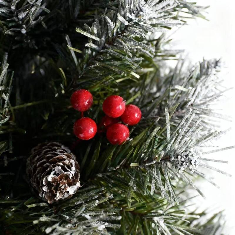 6 Ft Artificial Christmas Trees with Lights, Christmas Decorations Tree - 6 ft