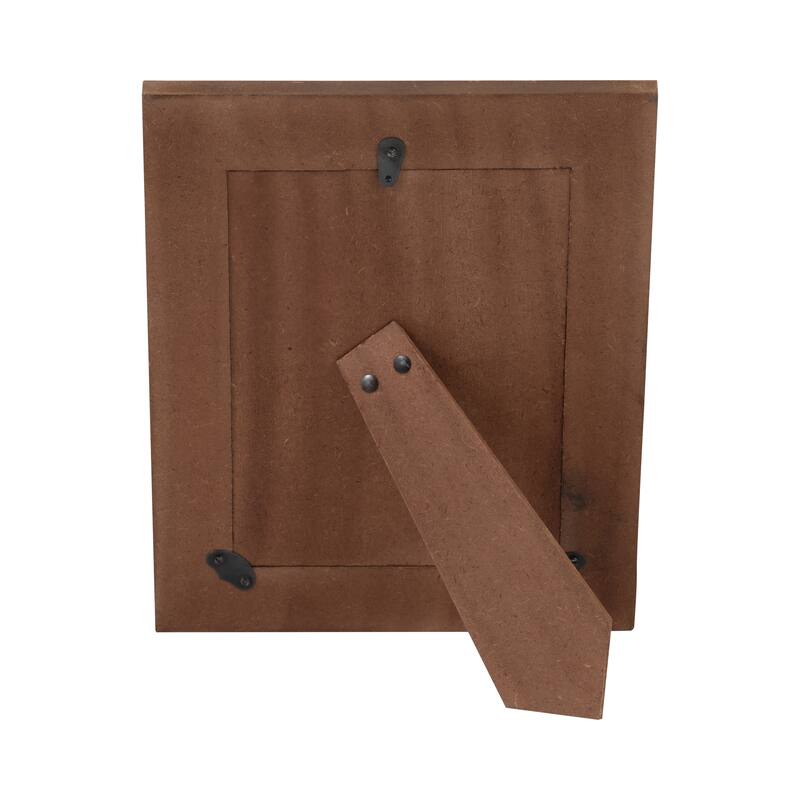 Wood Resin Flower Field Photo Frame - Ivory