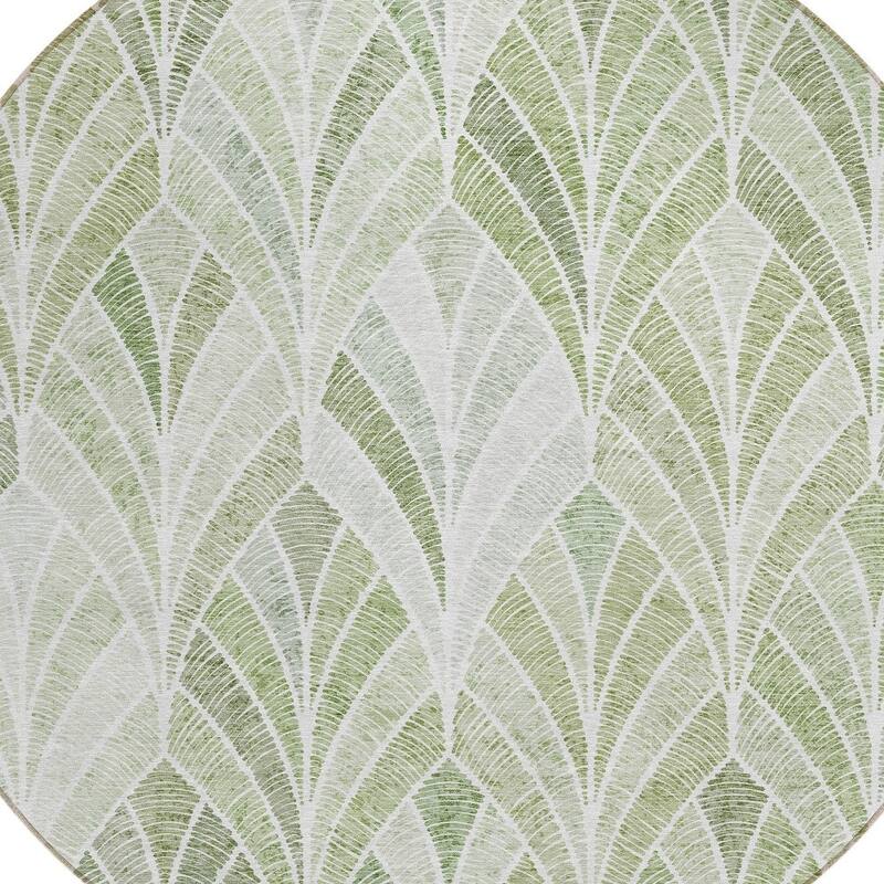 HomeRoots Geometric Transitional Rectangle Outdoor Rug