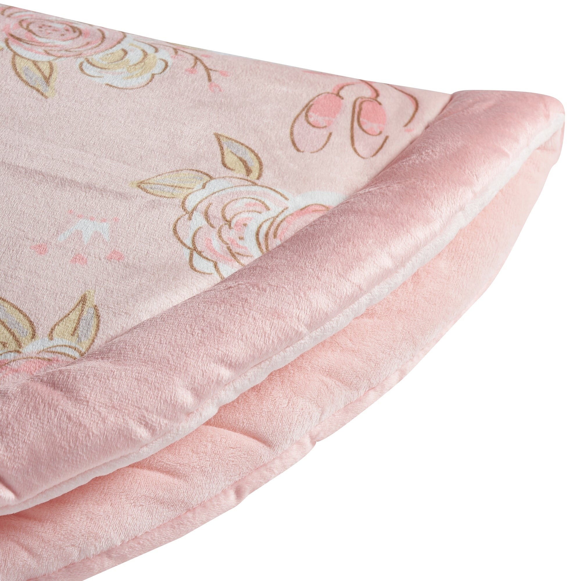 Pink Bear Kid's Floor Pillow Seating Cushion for Reading and