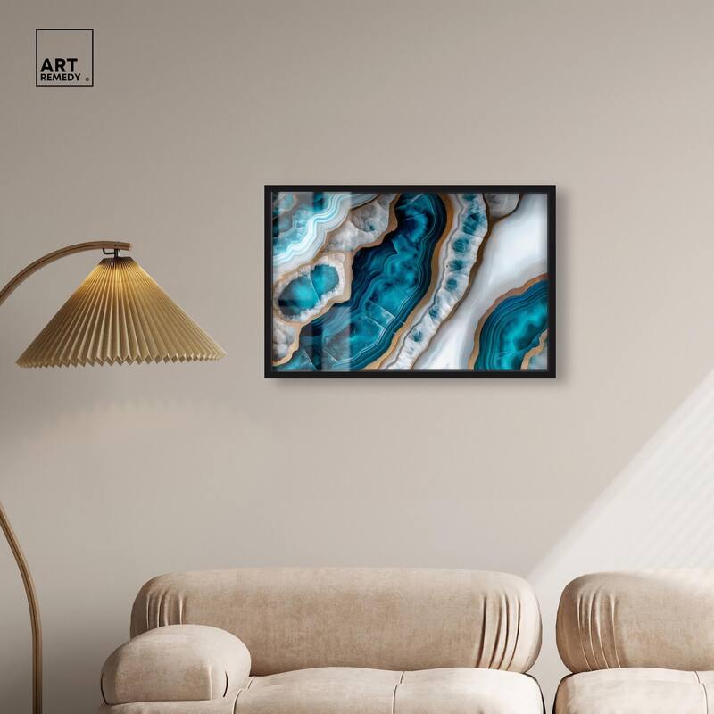 Opaline Undulation Shadowbox by Art Remedy