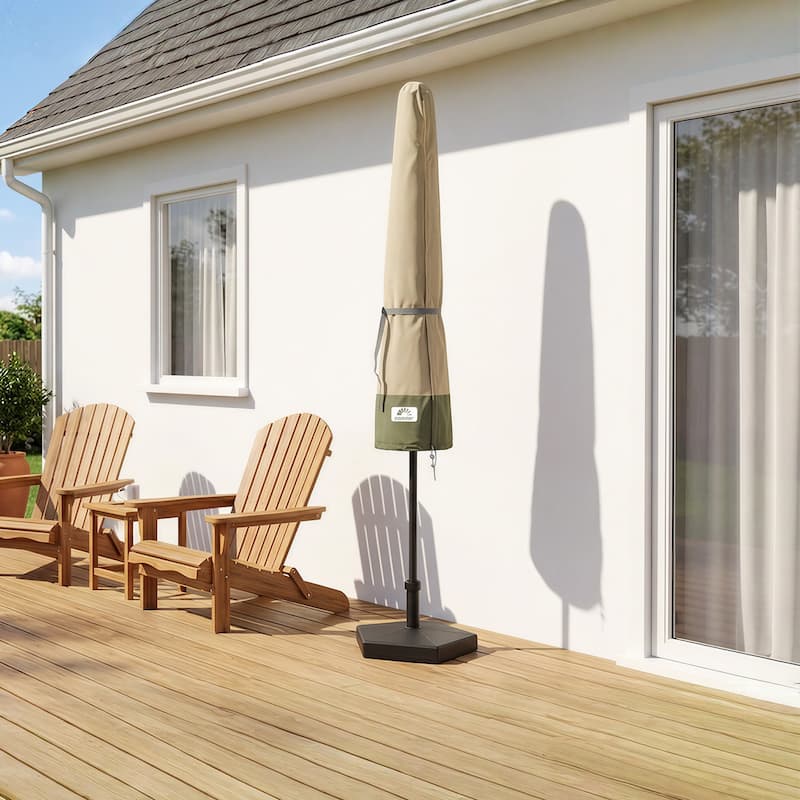 Aoodor Heavy Duty Patio Umbrella Cover for 6-9ft Market Umbrella