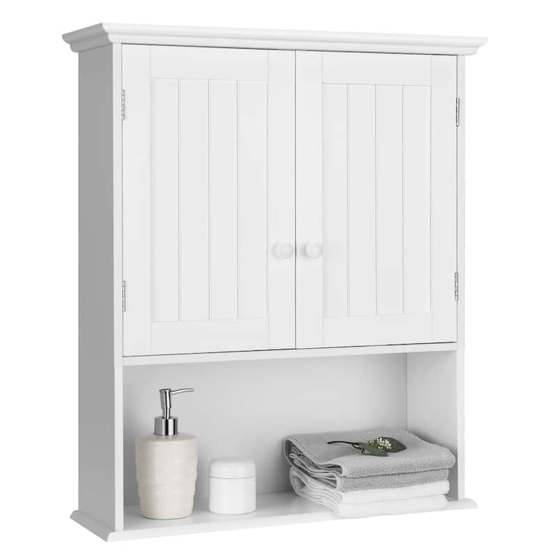 Costway Wall Mount Bathroom Cabinet Storage Organizer Medicine Cabinet - see details