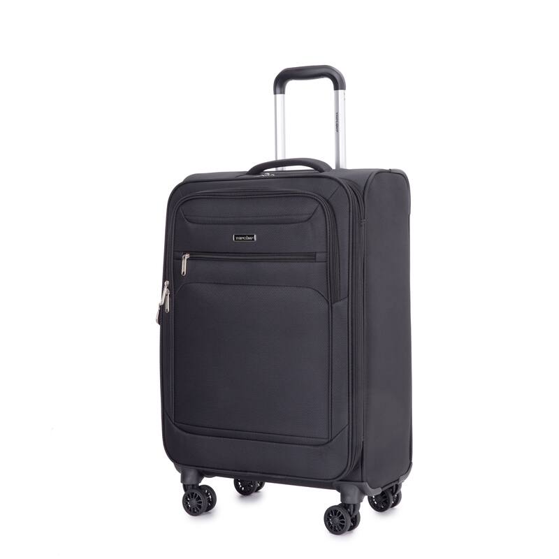 Carry On Luggage Sets 3 Piece, Softshell Lightweight Durable Suitcase with Spinner Wheels and Alloy Zipper, for Men Women