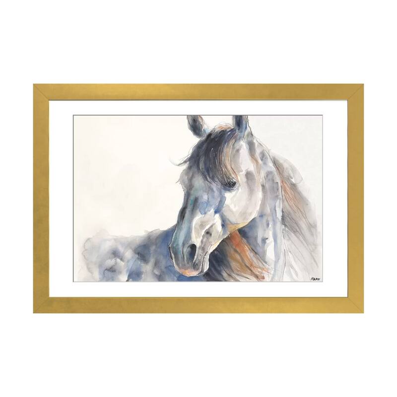 iCanvas "Looking Back" by Patti Mann - Gold - 16x24x1