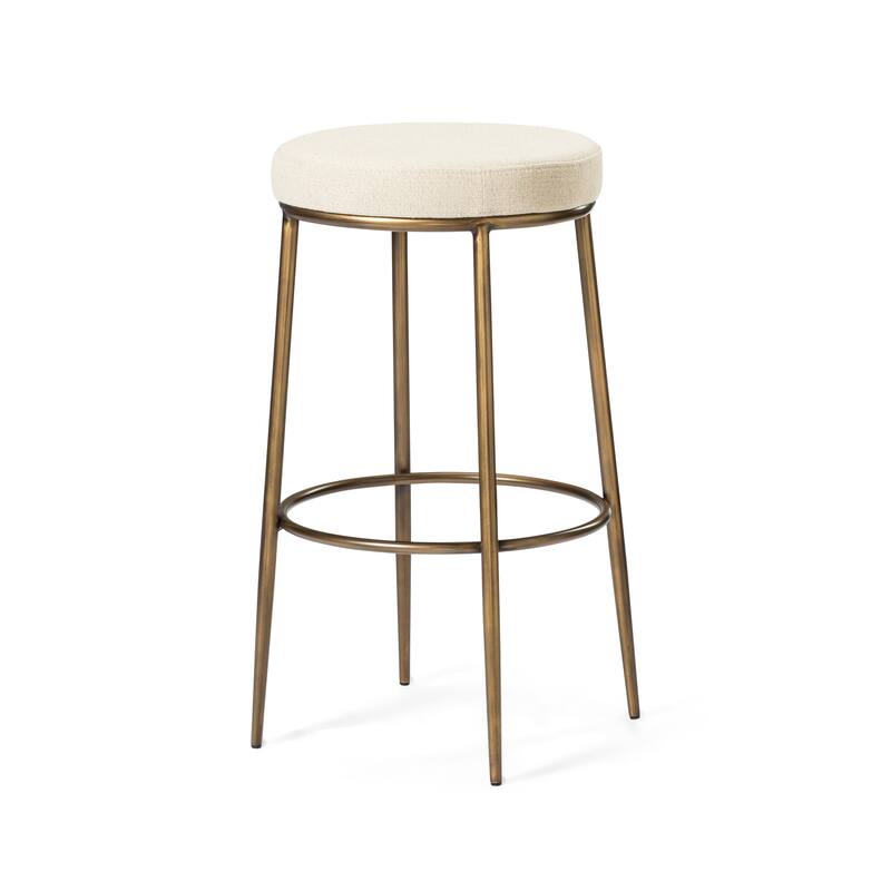 Maven Lane Stella Metal Kitchen Dining Stool