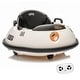 preview thumbnail 1 of 16, 12V Kids Ride On Bumper Car, Electric Toddlers Bumper Car with Remote Control White