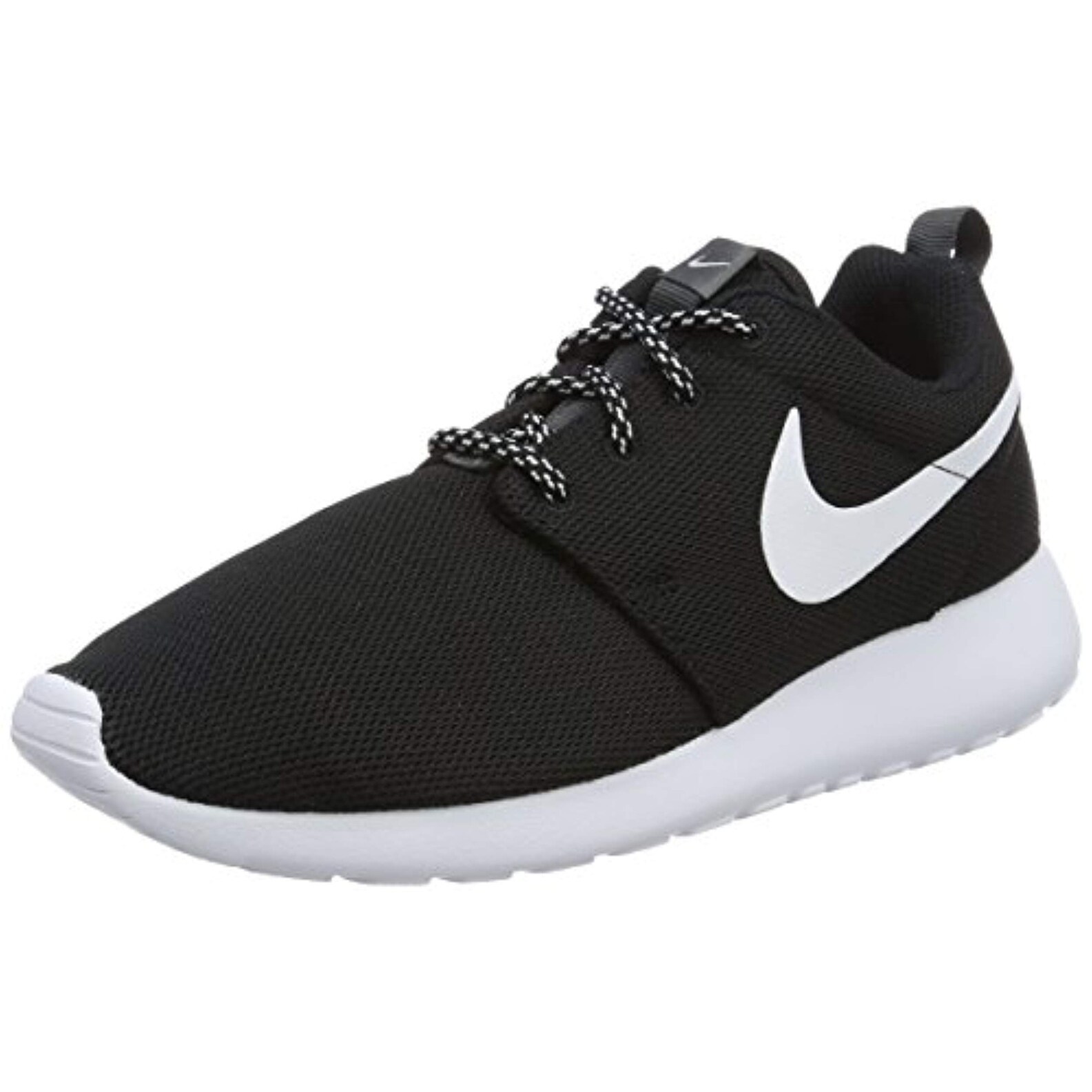 roshe run black white