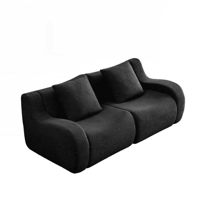 Boneless Sofa,No Assembly Required Streamlined Design