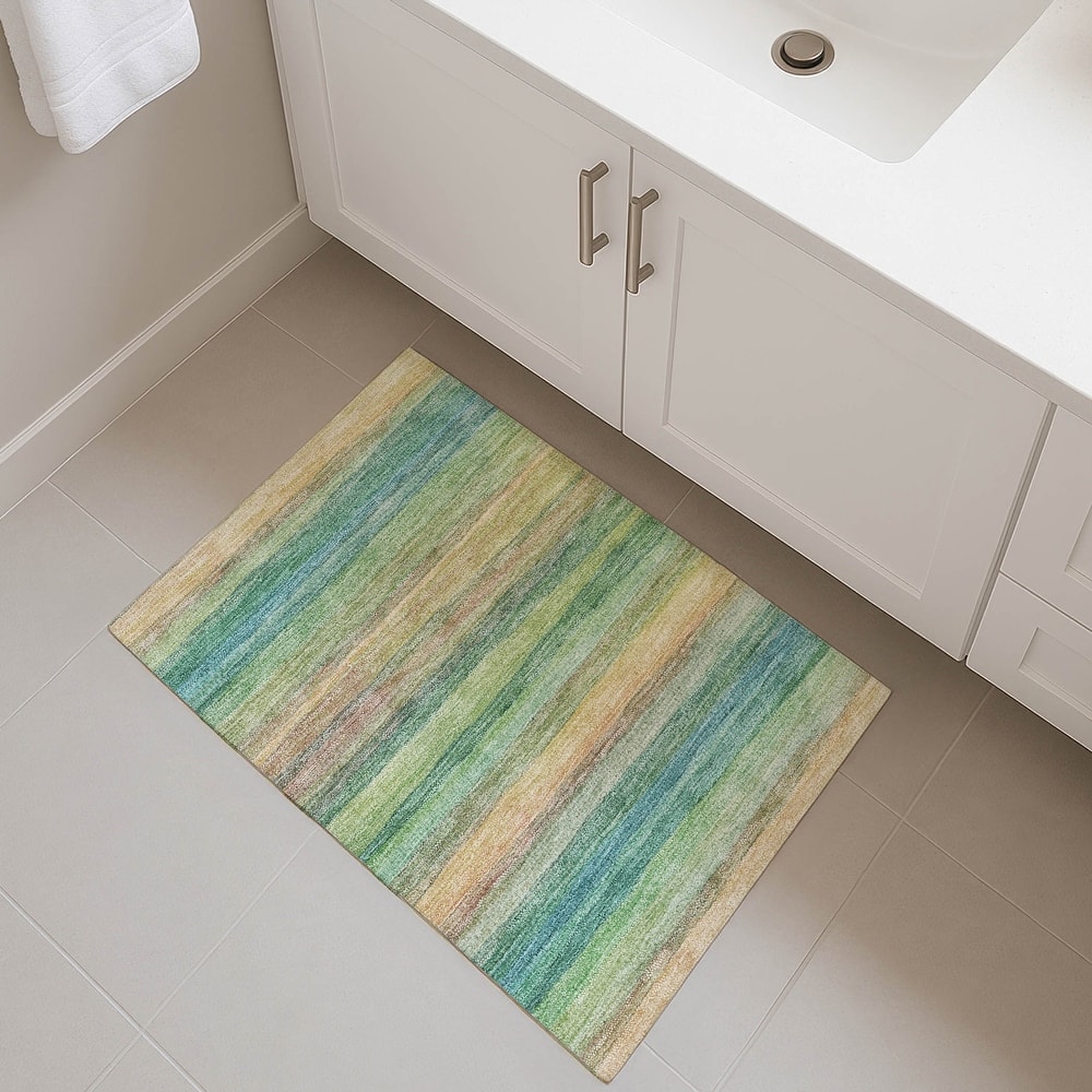Premium Washable Super Soft Modern Stripe Mayfield Rug