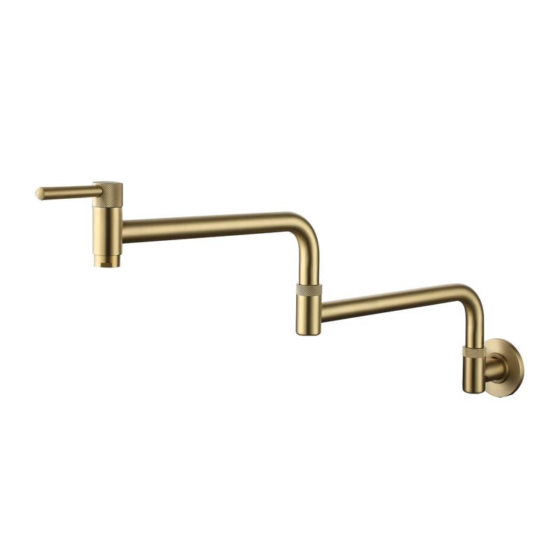 Modern Wall Mounted Pot Filler Kitchen Sink Faucet - Orange