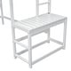 preview thumbnail 7 of 7, Modern Twin Size High Loft Bed with Ladder landing Platform,Ladders,Guardrails and Storage