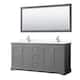 Option Dark Gray, Chrome Trim, Giotto Quartz Top
