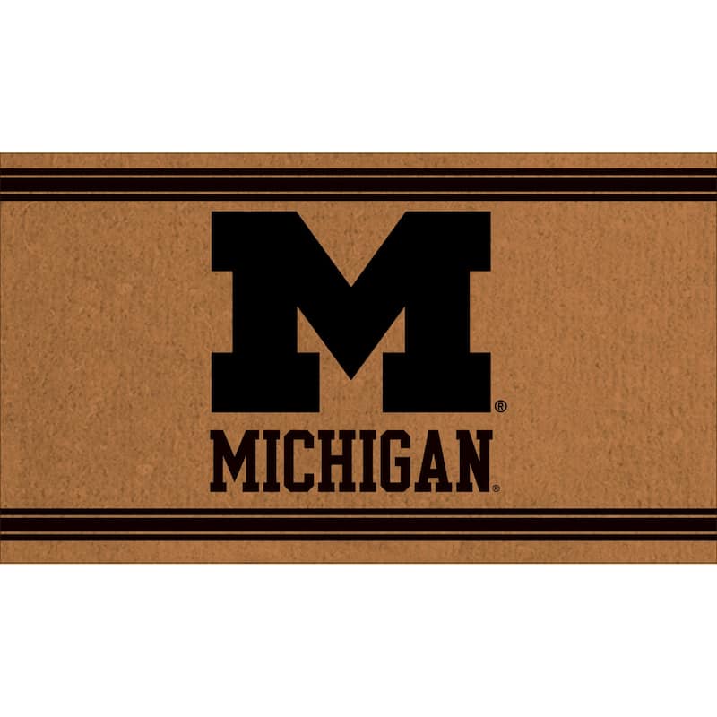 University Of Michigan PVC Door Mat